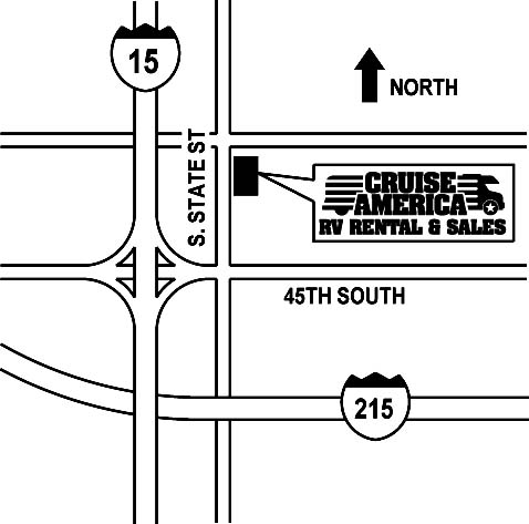 Cruise America platser - Salt Lake City